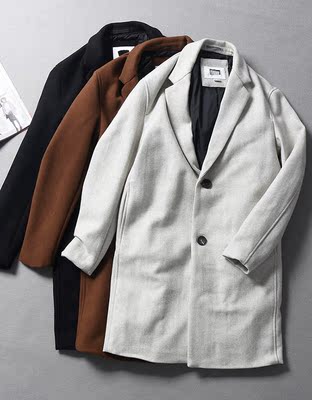 Tây ban nha duy nhất kinh doanh bình thường ấm 61 len phù hợp với cổ áo len coat trong áo dài mùa thu và mùa đông nam quần áo 1.35 ao khoac nam Áo len