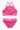 Anh Tiếp theo đích thực nữ lớn có thể là cha mẹ-con màu vàng hồng áo tắm chia tách bơi thân bikini