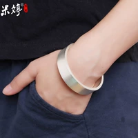 999 tinh khiết bạc bracelet sterling silver bracelet handmade bạc bracelet bạc đồ trang trí cho nam giới và phụ nữ có thể được tùy chỉnh chữ miễn phí vòng tay cặp