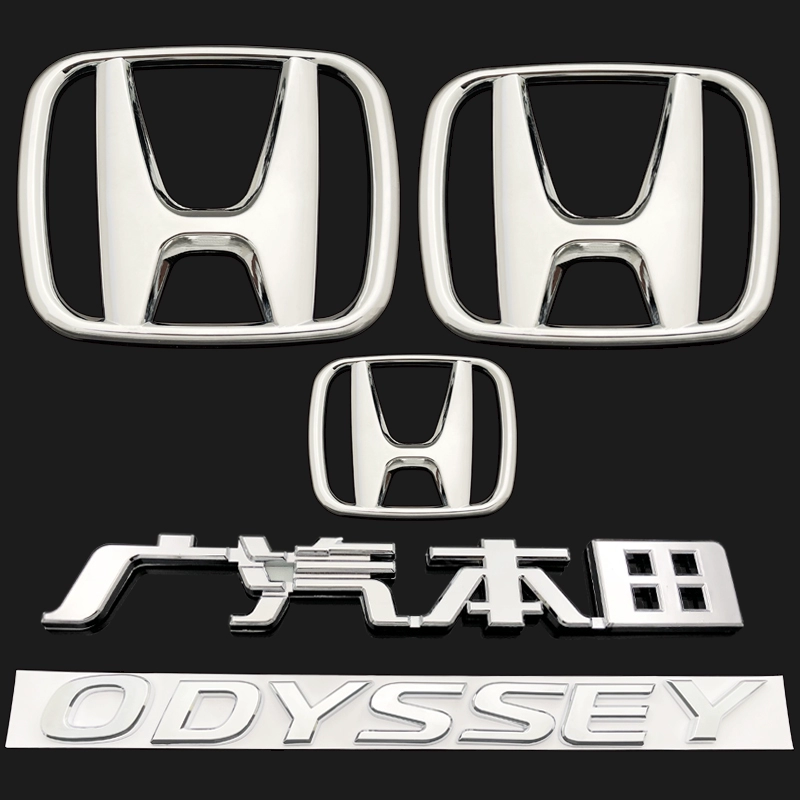 decal xe oto Logo OD Raca mới Odyssey Odyssey English Letters trước nhãn giữa nhãn giữa lô gô ô tô logo các hãng xe ô tô 