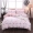 Bộ đồ giường bằng vải cotton bốn mảnh, phần lưới màu đỏ in hình chiếc khăn trải giường bằng vải lanh 1,2 m 1,5m Bộ bông 1,8m - Bộ đồ giường bốn mảnh