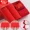 Đậu đỏ nam lớn màu đỏ sinh năm kết hôn rắn màu cotton boxer tóm tắt hộp quà tặng đồ lót màu đỏ cộng với chất béo kích thước lớn