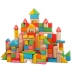 khối sồi nhập khẩu của khối gỗ đồ chơi giáo dục cho trẻ em trai bé 1-2-3-5-6 tuổi và trẻ em gái quà tặng Đồ chơi bằng gỗ