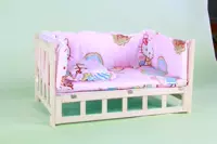Обычная кровать+розовая кошка