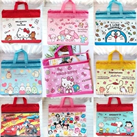 Nuby, мультяшная сумка для учебы для папок, портативная сумка для хранения
