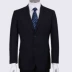 Cộng với kích thước phù hợp với nam giới Quần yếm màu xanh Tây Tạng phù hợp với nam giới kinh doanh bình thường trang phục chuyên nghiệp ăn mặc mỏng - Suit phù hợp Suit phù hợp