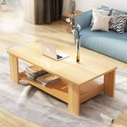 Bàn cà phê hình chữ nhật căn hộ nhỏ phòng khách đồ nội thất hiện đại Trung Quốc lưu trữ bằng gỗ đơn giản đôi bàn cà phê bảng