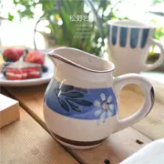 Bình béo bụng bằng gốm vẽ tay Bình sữa mini bình sữa pha cà phê trà chiều