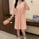 Розовый 13041 сплошной кружевной край