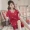 Bộ đồ ngủ mùa hè dành cho nữ mỏng lụa băng phiên bản Hàn Quốc của váy ngủ tươi mát và đáng yêu lụa mô phỏng sinh viên dịch vụ nhà ngọt ngào - Đêm đầm váy ngủ 2 dây