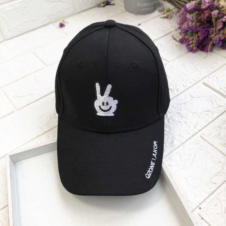 BlackKorean version Zhongda Tong Baseball sunshade Hat men and women Primary and middle school students sports meeting Hat Sunscreen Duck tongue perform Hat