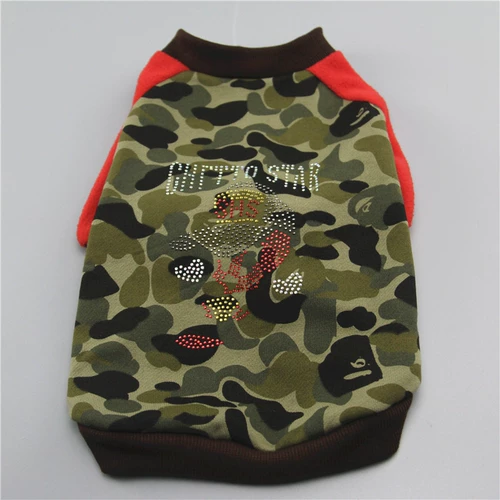 Спортивная хлопковая красная комфортная камуфляжная толстовка, короткий рукав