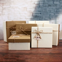 Ретро квадратная подарочная коробка, духи, коробочка для хранения, подарок на день рождения