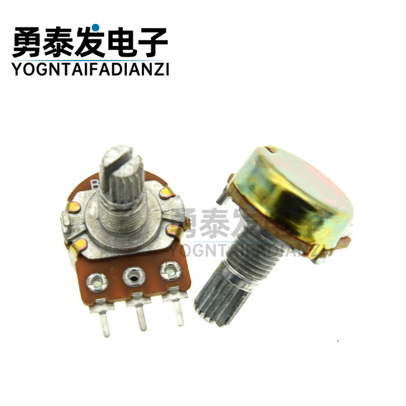 mạch kích tạo trễ ngắt relay 5v 12v wt338 WH148 B10K chiết áp đơn tay cầm dài 15MM B1K2K5K20K50K100K250K500K1M cách chọn chiết áp chiet ap 10k