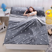 Du lịch trên bẩn túi ngủ cotton xách tay đôi khách sạn duy nhất khách sạn du lịch chống bẩn chăn giường đơn giản cotton túi ngủ naturehike lw180