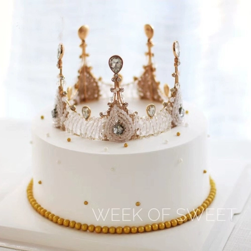 Украшение торта, украшение европейской короны Restro Restal Crystal Queen Queen Grand Crown Cake Sopding