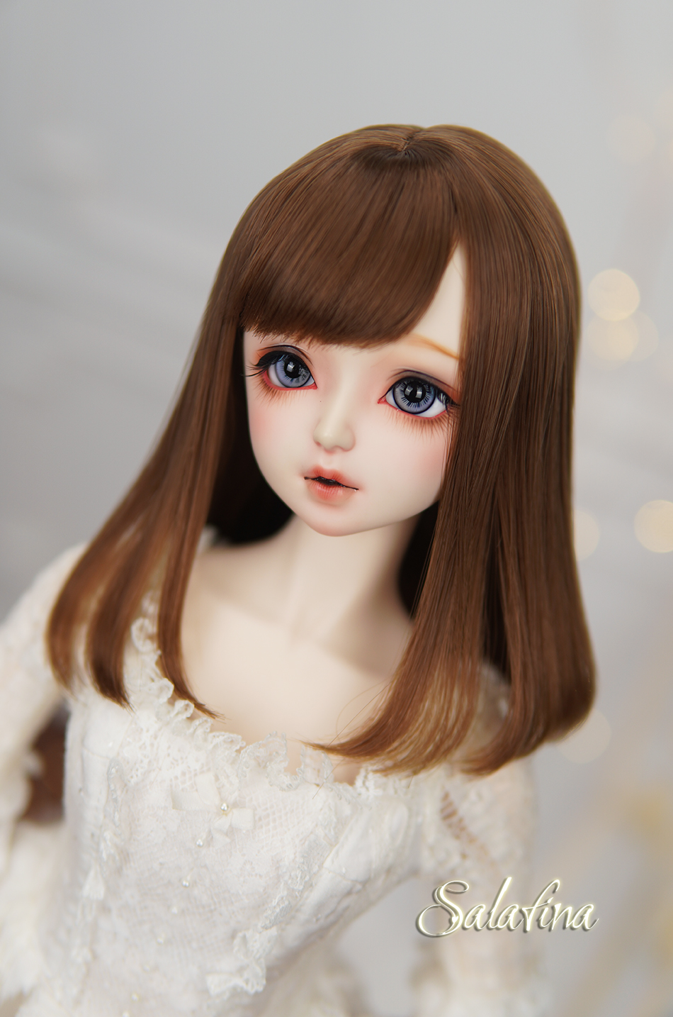 Golden Brown【 Three regiments Balance 】 sala bjd High temperature silk Hand made modelling Wigs make an appointment page * Bobo security * 346 branch