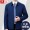 Light blue (lapel) chest free outer pocket with zipper