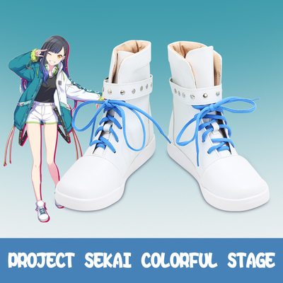 taobao agent E7137 World Plan color stage Project Sekai Colorful Stage whitestone apricot COS shoes