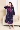 Mùa đông ba lớp chần dày áo choàng nhung san hô nữ mùa đông Phiên bản Hàn Quốc của áo choàng dày dày flannel áo choàng dài phần