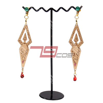 taobao agent 79COS Final Fantasy Women's Clover 2 earrings a pair of average cosplay boutique handicrafts 3332