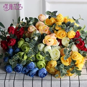 Trà hoa hồng giả hoa bó hoa nhân tạo nhà phòng khách trang trí phòng ngủ nhà hàng trang trí nhà máy hoa trực tiếp - Hoa nhân tạo / Cây / Trái cây