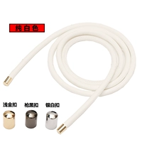 Белая сумка через плечо, 140см