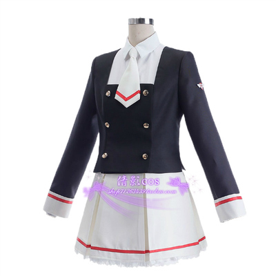 taobao agent Magic Card Sakura Uniform Magic Card Girl Sakura cos clothing JK Baiwu Sakura Kitty World Uniform COSPLY clothing female