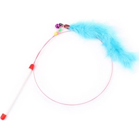 Стальная проволока дразнящая кошачья палка Длинные перья