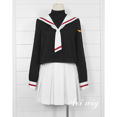 taobao agent AOI Magic Card Girl Sakura Baiqi Sakuragi Ben Sakura Kita School Uniform JK Uniform Sailor Uniform Little Sakura COS Uniform