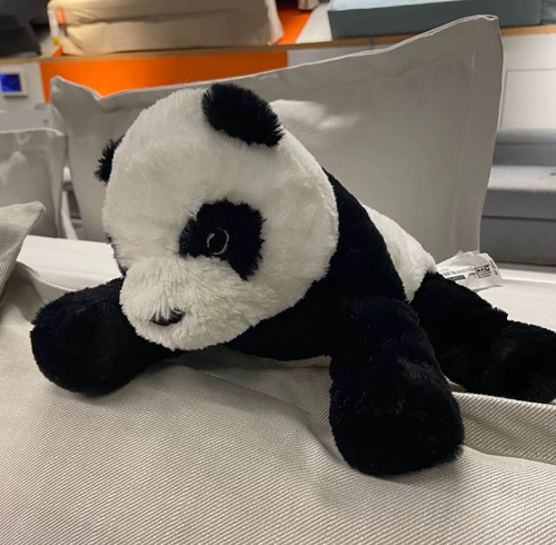 Ikea, плюшевая игрушка, кукла для друга, с медвежатами, панда, подарок на день рождения
