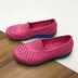 Mùa Hè Thường Nông Giày Slip-on Croc Dành Cho Nữ Cặp Đôi Lội Giày Đi Biển Mềm Mại Và Thoải Mái Không Mùi Chống Trơn Trượt dép đế xuồng đi biển dép đi biển nam nữ 