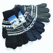 Găng tay đan nam mùa thu và mùa đông ấm áp găng tay len đi xe đạp găng tay đầy đủ ngón tay găng tay trung niên
