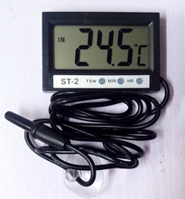 Точный цифровой термометр ST - 2 Внутренний и внешний двухканальный индикатор холодильник аквариум электронный термометр