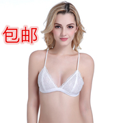 Bralete không có vòng thép không có miếng bọt biển ngủ áo ngực phần mỏng sexy ren bộ bikini tam giác cup đồ lót triều