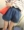 Mùa xuân 2017 phiên bản Hàn Quốc mới của màu sáng hoang dã túi lớn denim áo khoác nữ lỏng lẻo học sinh quần short denim thủy triều