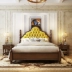 gỗ Mỹ giường đôi 1,8 m 1,5 m quê Chiến hôn nhân ánh sáng sang trọng nội thất phòng ngủ giường ngay - Giường giường hai tầng Giường