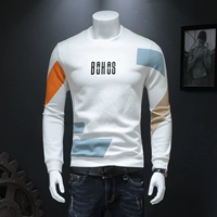 Осенняя утепленный лонгслив, толстовка, космическая хлопковая футболка, шарф, трендовый жакет, 2020, в корейском стиле