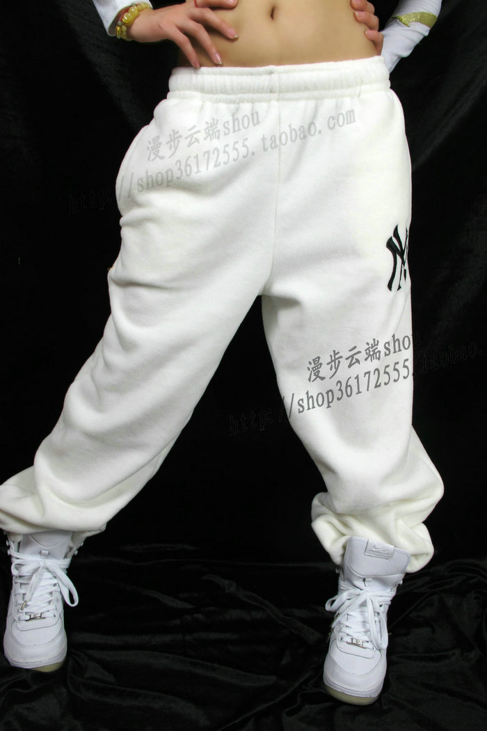 Купить Простой NY хип-хоп брюки мужской женщина HIPHOP свободный улица танец брюки брюки исцелять брюки спортивные брюки JAZZ производительность брюки в интернет-магазине с Таобао (Taobao) из Китая, низкие цены
