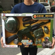 Trẻ em điện đồ chơi súng thiết bị quân sự thiết lập đồ chơi ăn gà thiết bị mô hình cảnh cậu bé quà tặng sinh nhật