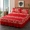Giường trải giường 笠 kết hôn với máy giường ngủ giường cưới trẻ em giường xô 1,8m thoáng khí lớn màu đỏ xô - Váy Petti