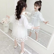 Thương hiệu cao cấp cho bé gái đầm phiên bản Hàn Quốc của váy fluffy mùa thu phù hợp với bé trai công chúa váy đầm trẻ em nước ngoài - Khác