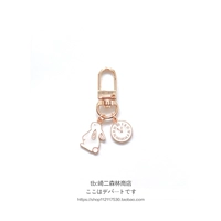 Оригинальный мультяшный кролик, часы, брелок, наушники, защитный чехол, подвеска