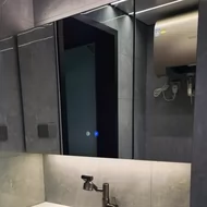 tủ gương treo tường phòng tắm Tủ gương thông minh phòng tắm bắc âu tủ đựng đồ phòng tắm tủ treo tường chống sương mù đèn led có nút cảm ứng ánh sáng gương tủ phòng tắm tủ kệ gương phòng tắm