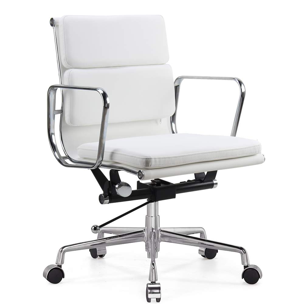White high-quality leather (aluminum alloy bright feet)