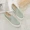 Giày vải da mới 2018 nữ phiên bản Hàn Quốc của giày đế dày hoang dã đế mềm
