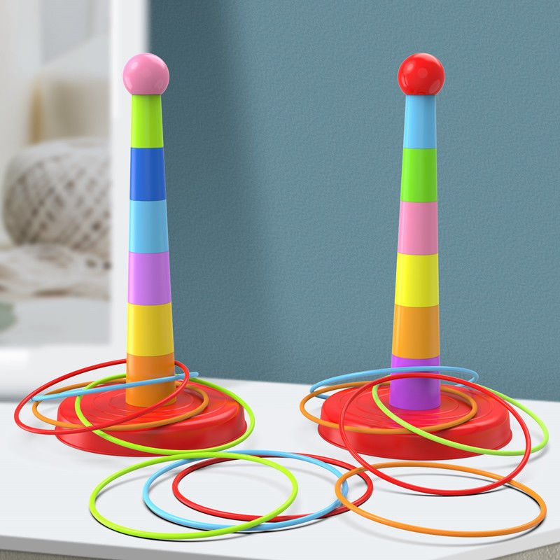 亲子互动投掷套圈圈玩具益智套塔室内户外