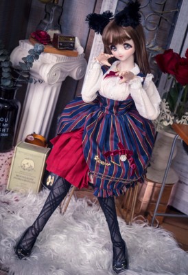 taobao agent [Rosemary Town] Autumn New Product Black Meow College Set at 9 o'clock BJD DD 3 points and 4 points