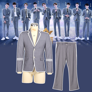 Peng Bei Chunqiu của nam giới thời trang giản dị thần tượng thực hành sinh viên với phù hợp với phù hợp với phù hợp với đồng phục học sinh đội phù hợp với tùy chỉnh