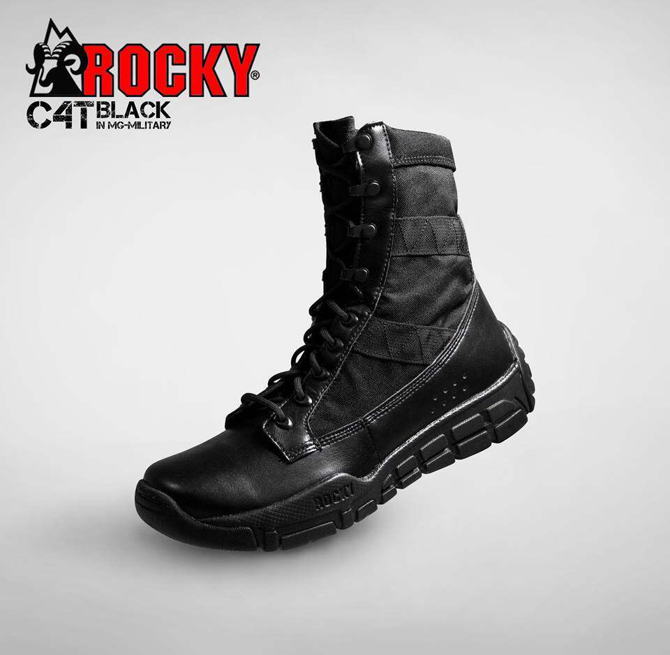 rocky black tactical boots